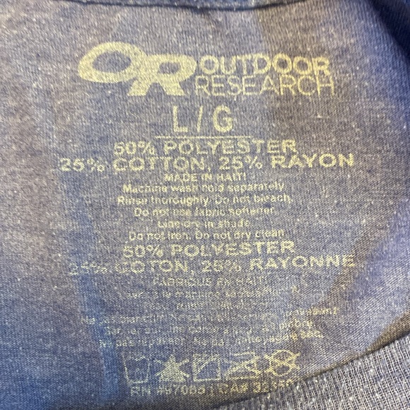 Outdoor Research - T-Shirt - Sz L. Condition 5/10 - Picture 4 of 7